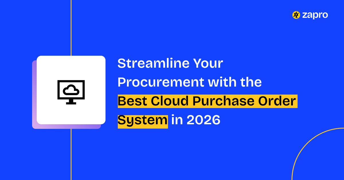 Best Cloud Purchase Order System