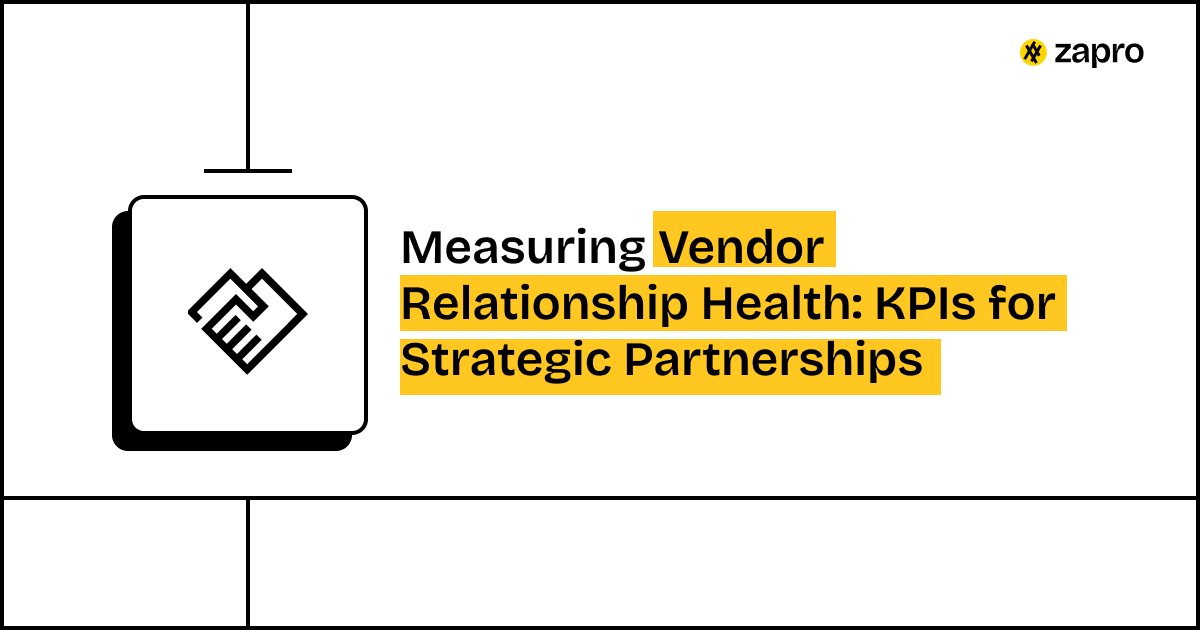 Vendor Relationship KPIs