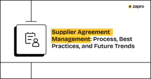 Supplier Agreement Management Process