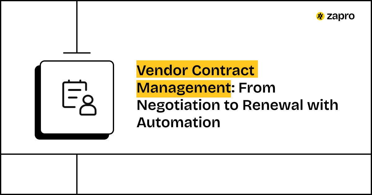Vendor Contract Management