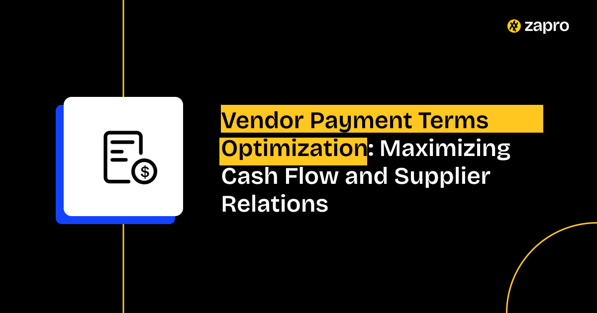 Vendor Payment Terms Optimization