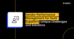 Vendor Performance Management for SaaS Suppliers