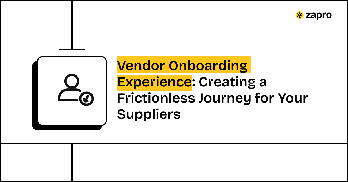 Vendor Onboarding Experience