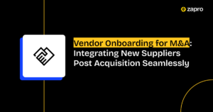 Vendor Onboarding for M&A