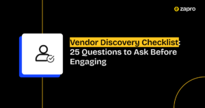 Vendor Discovery Checklist