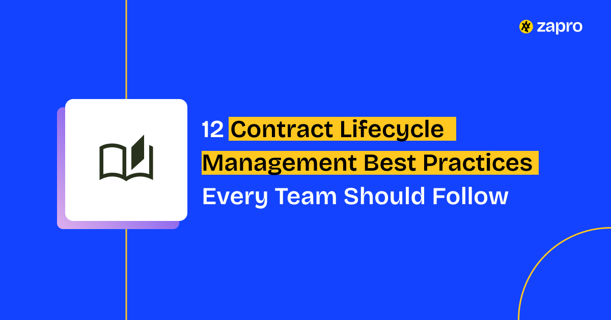 Contract Lifecycle Management Best Practices
