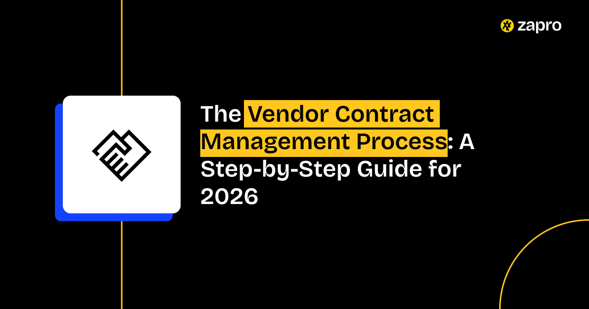 Vendor Contract Management Process