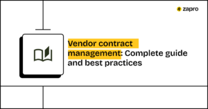 Vendor contract management