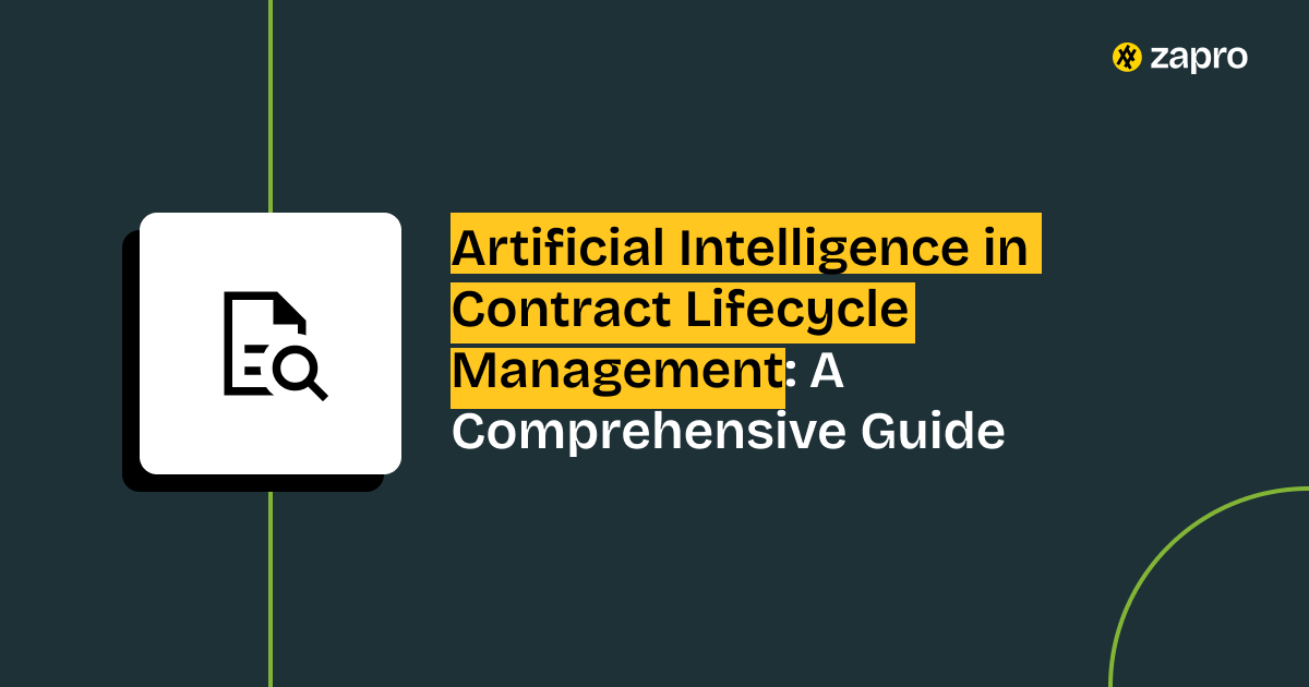 Artificial Intelligence in Contract Lifecycle Management