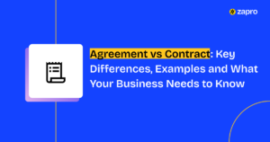 Agreement vs Contract