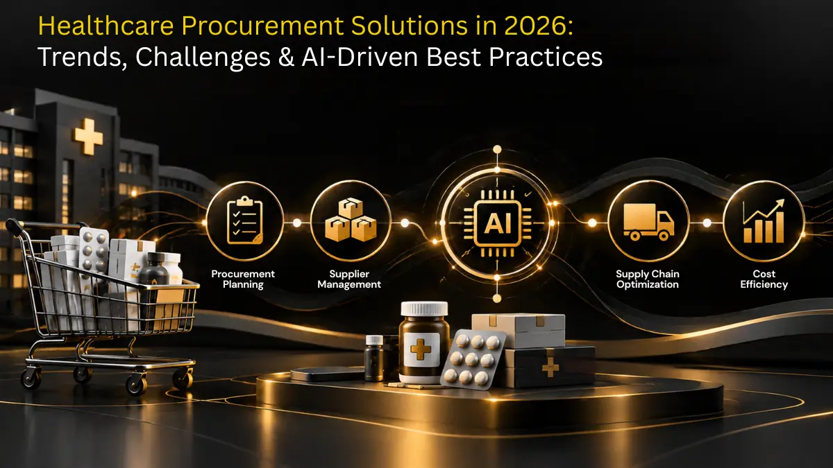 Healthcare procurement solutions using AI to manage medical supply purchasing