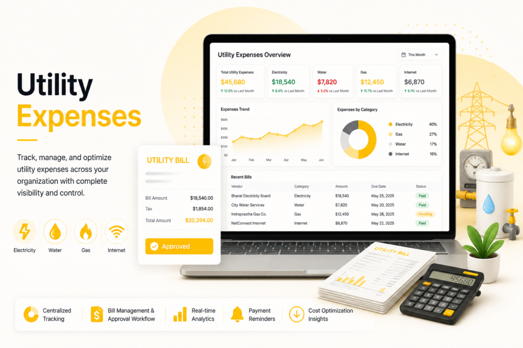 Payment of utilities expenses