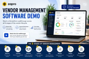 Vendor Management Software Demo: Full Platform Walkthrough by Zapro AI CEO