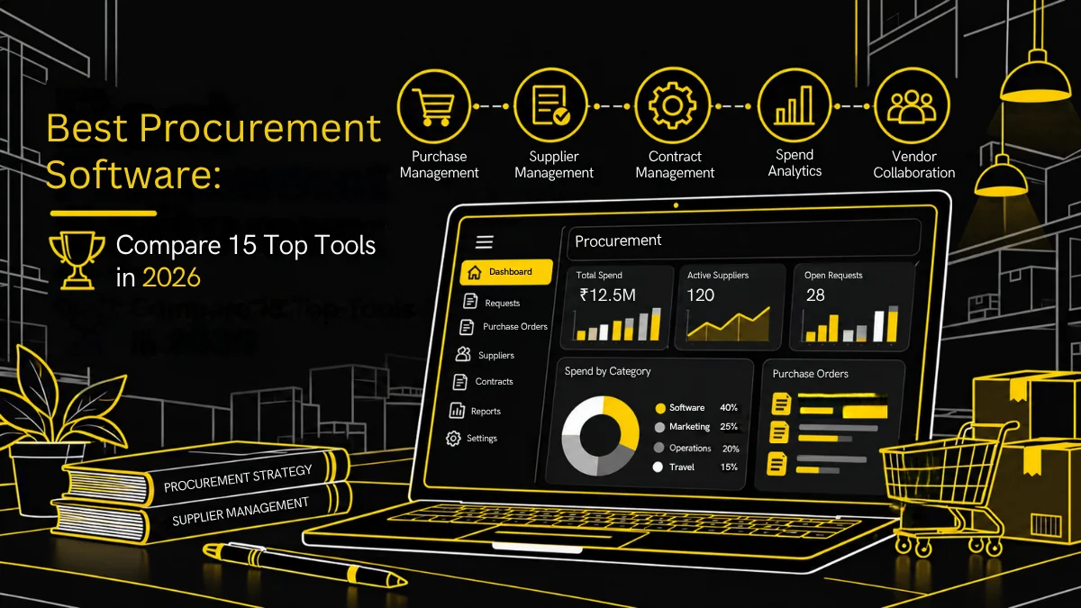 Best procurement software compared on a ranked podium of top tools