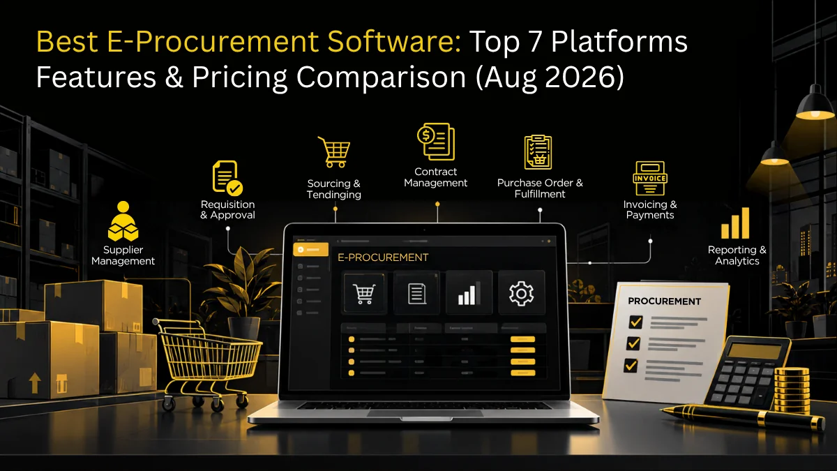 E-procurement software platforms compared on features and pricing