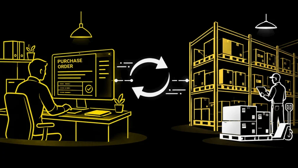 inventory management in procurement diagram