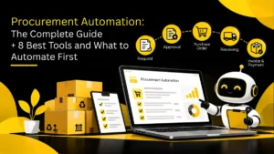 Procurement automation tools moving manual paperwork into an automated workflow