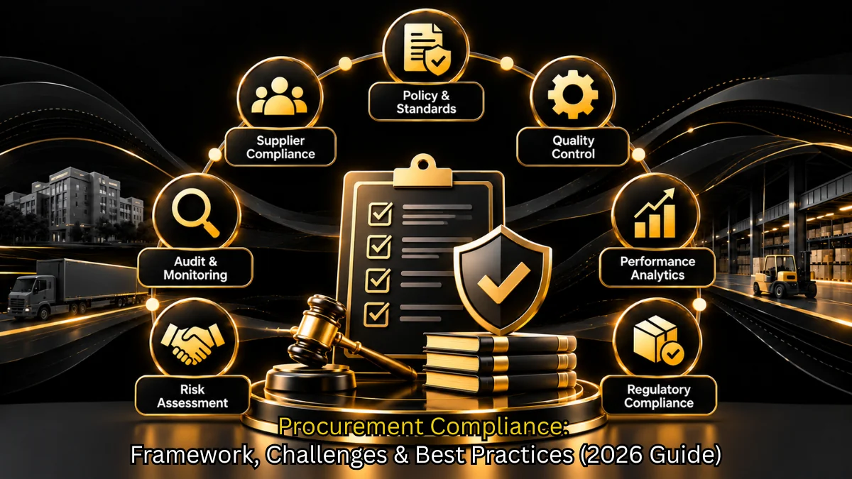 Procurement compliance framework with policy checks and an audit trail