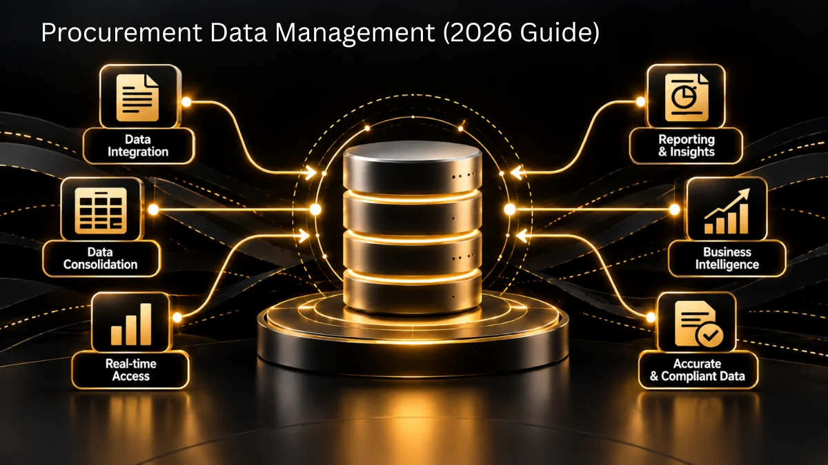 Procurement data management turning scattered records into clean organised data
