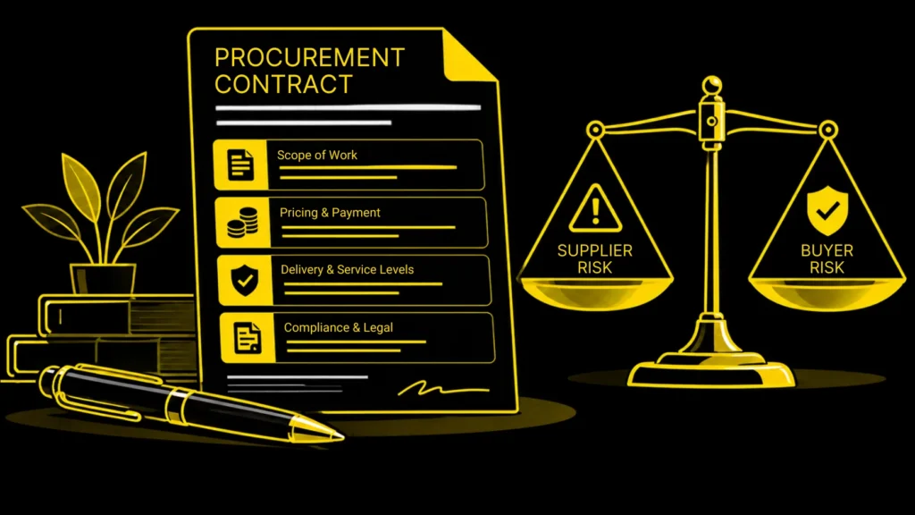 types of procurement contracts